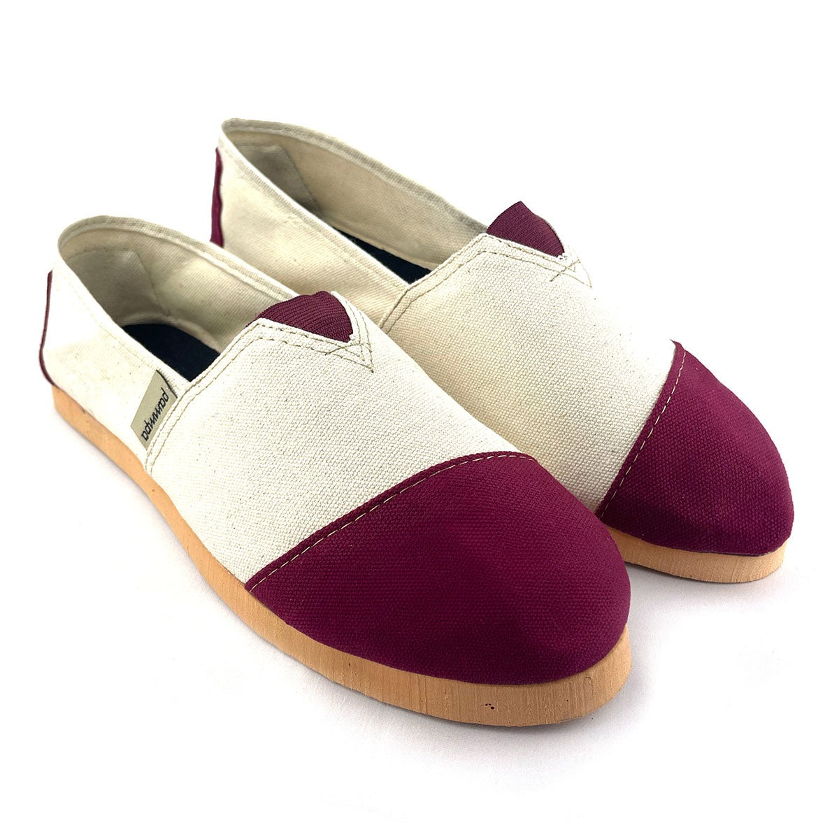 Alpargatas - Combinaison de Blanc et de Bourgogne