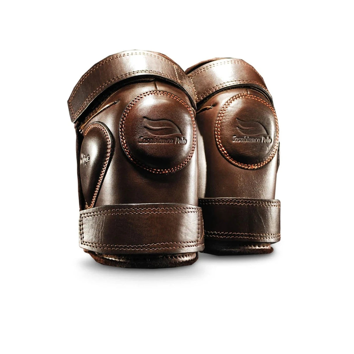 Rodilleras pequeñas con velcro (marrón)