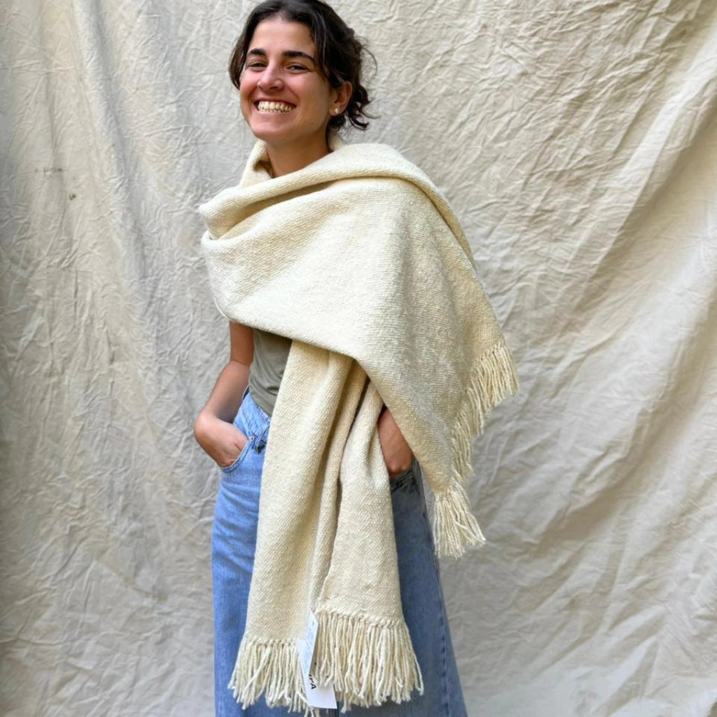 Mantón Tero – Natural (Crudo)