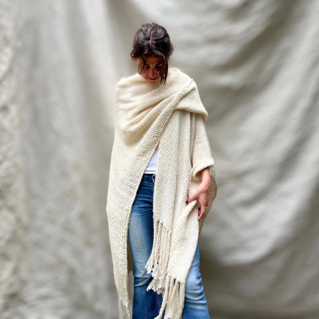 Ruana Irupé – Merino & Cotton