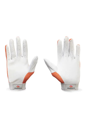 Guantes de polo naranjas