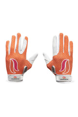 Guantes de polo naranjas