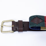 Cow leather belt - Multicolor Pampa pattern